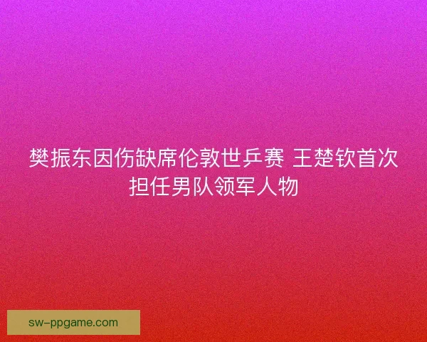樊振东因伤缺席伦敦世乒赛 王楚钦首次担任男队领军人物 樊振东因伤缺席伦敦世乒赛 王楚钦首次担任男队领军人物