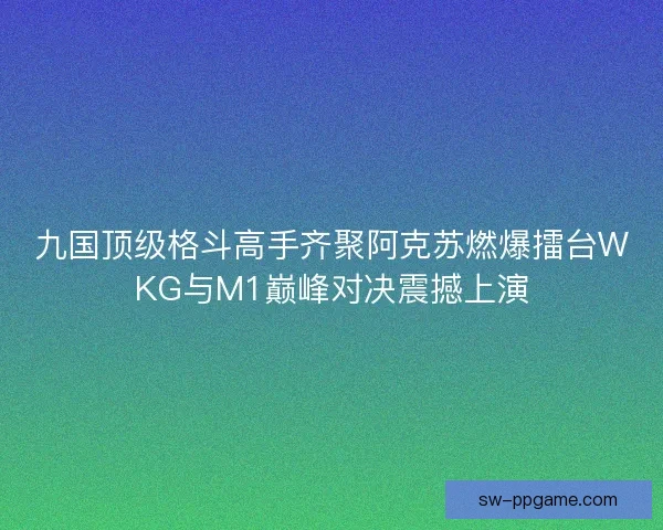 九国顶级格斗高手齐聚阿克苏燃爆擂台WKG与M1巅峰对决震撼上演 九国顶级格斗高手齐聚阿克苏燃爆擂台WKG与M1巅峰对决震撼上演